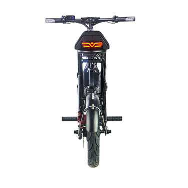 emove roadrunner seated electric scooter rear view